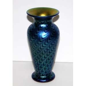  Lundberg Art Glass Oceana Petite Vase 