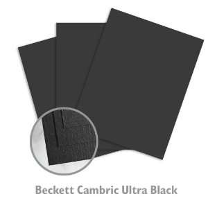  Beckett Cambric Ultimate Black Paper   200/Carton Office 