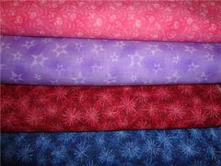 Star 4 Yard Bundle 100% Quilt Cotton Fabric  