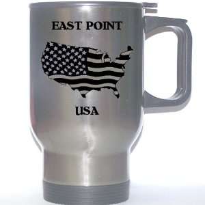  US Flag   East Point, Georgia (GA) Stainless Steel Mug 