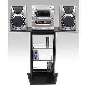 Mini System Stand with CD Rack 