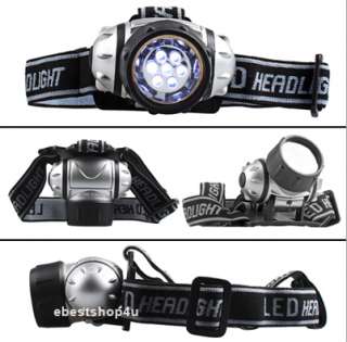 LED Headlight Up To 350 hrs Battery Use and 100,000 hrs Bulb Life 4 