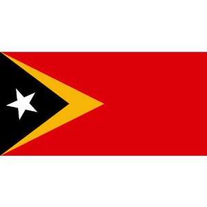  East Timor 5 x 8 Nylon Flag Patio, Lawn & Garden