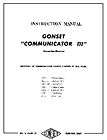 Gonset Communicator III 3 manual »R²
