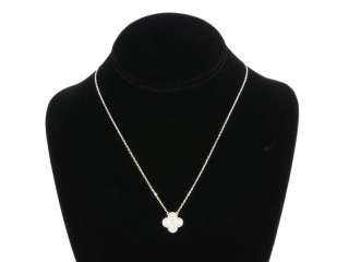 Authentic VAN CLEEF & ARPELS Diamond Alhambra Pendant Necklace  
