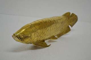 Unique Chinese Brass Fish Home Decor Feng Shui AUG08 10  