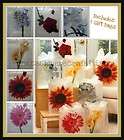 NEW Set of 8 VELLUM LARGE Gift Bags Floral Daisy Rose Sunflower Lily 