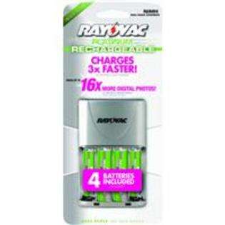 Ray O Vac Battery Charger With 4 Batteries 