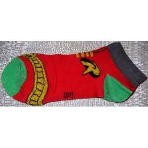  ROBIN Symbol DC Comics Batman Licensed Ankle Socks 1 pair 