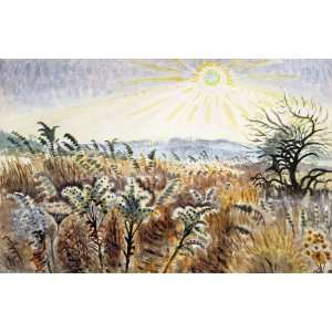  Oil Reproduction   Charles Burchfield   32 x 20 inches   Goldenrod 