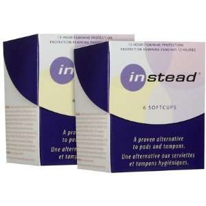  Instead Feminine Protection Cup 6 ct, 2 ct (Quantity of 4 