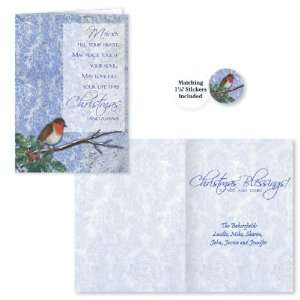  Winter Songbird Christmas Card Set/20 Health & Personal 