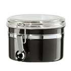 Oggi 4 Piece Satin Brushed Stainless Steel Finish Canisters with 
