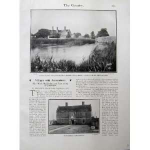   1902 Woolbridge Farm House River Frome Church Bindon