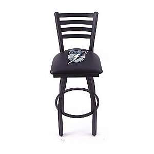 Tampa Bay Lightning HBS Single ring Swivel bar stool with Ladder style 
