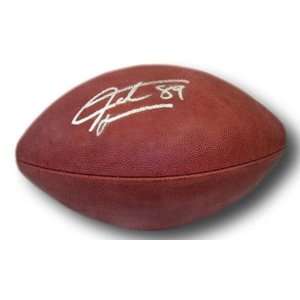  Santana Moss Signed Ball   (Washington Redskins Sports 