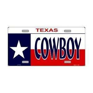  Texas Cowboy License Plates Plate Tag Tags auto vehicle 