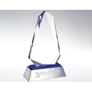  Blue Inspiration Crystal Award