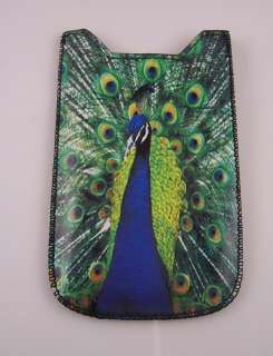 Iphone smart phone case pouch Peacock cel cell Icing  