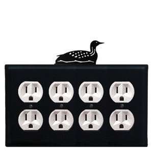 New   Loon   Quad. Outlet Electric Cover by Village Wrought Iron Inc