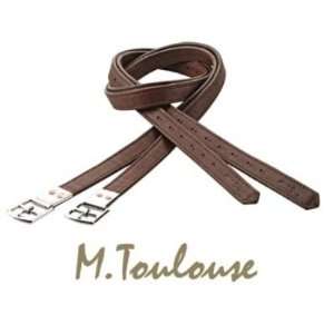  M. Toulouse European Covered Stirrup Leathers Newmarket 