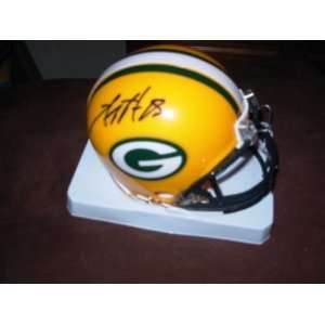   Hawk Mini Helmet   Aj Coa   Autographed NFL Mini Helmets Sports