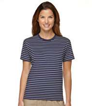 Saturday T Shirt, Short Sleeve Crewneck Stripe