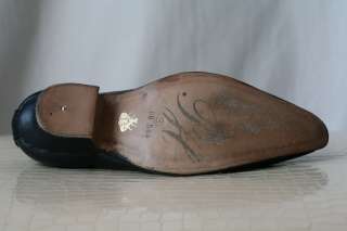 PAUL HARNDEN*HANDMADE*Black Civil War Inspired Shoe 5.5  