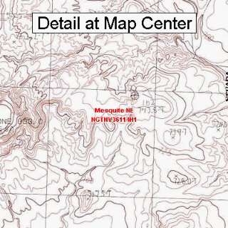   Topographic Quadrangle Map   Mesquite NE, Nevada (Folded/Waterproof