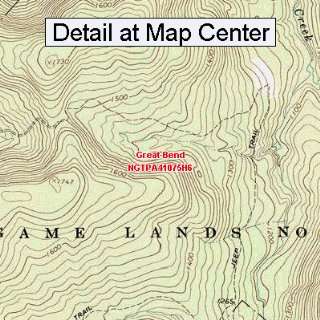  USGS Topographic Quadrangle Map   Great Bend, Pennsylvania 