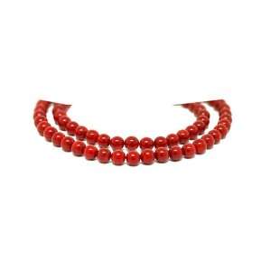  4mm Italian Red Coral Beads Strings 