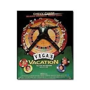    Chevy Chase Signed Vegas Vacation Movie Poster