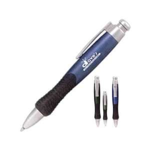   pen with rubber grip, super sized attention getter.