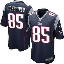 Mens Nike New England Patriots Chad Ochocinco Game Team Color Jersey 