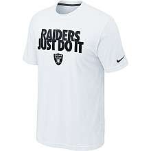 Nike Oakland Raiders Just Do It T Shirt   Alternate Color    