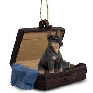   Doberman Pinscher Traveling Companion Dog Ornament