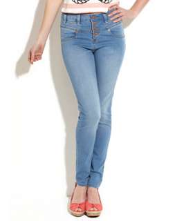 Blue (Blue) High Waisted Supersoft Skinny Jeans  239508740  New Look
