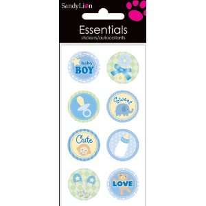  Essentials Dimensional Stickers 2.75X6.75 Sheet Baby Boy 