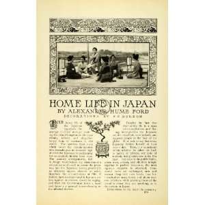 com 1901 Article Tokyo Tokio Japan Japanese Women Children Home Life 