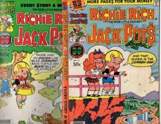 RICHIE RICH JACKPOTS comics #41 & 57 1979 VG/F 52 pages  