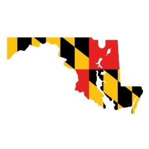  Maryland Flag Map Stickers Arts, Crafts & Sewing