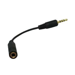  Distributors 2.5mm Male to 3.5mm Female 3 rings Jack Stereo Adapter 