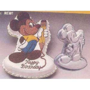  Wilton Cake Pan Mickey Mouse with Pencil (502 2987, 1983 