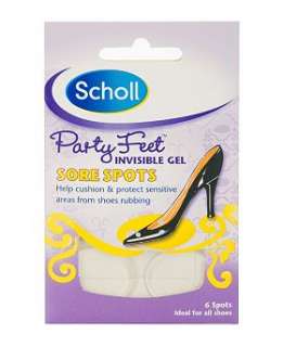 Scholl Party Feet Invisible Gel Sore Spots   6 pack   Boots