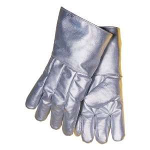   14 High Heat All Aluminized Carbon Kevlar Welding Gloves   X Larg
