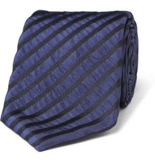  Accessories  Ties  Neck ties  Striped Seersucker Tie