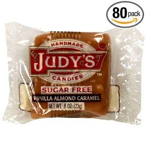 Judys Candy Company Caramels, Vanilla Almond, .8 Ounce Bags (Pack of 