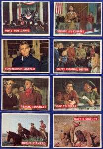 1956 Topps Davy Crockett Complete 80 Card Set Nice  