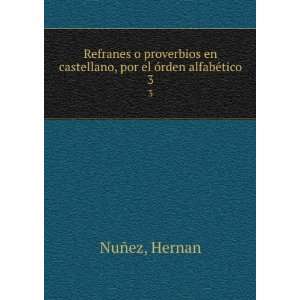  Refranes o proverbios en castellano, por el Ã³rden alfabÃ©tico 