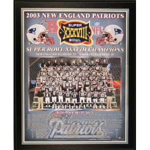  2003 New England Patriots NFL Football Super Bowl 38 
